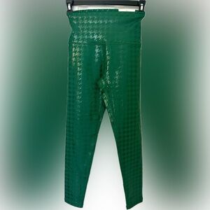 Aerie Green Houndstooth Leggings